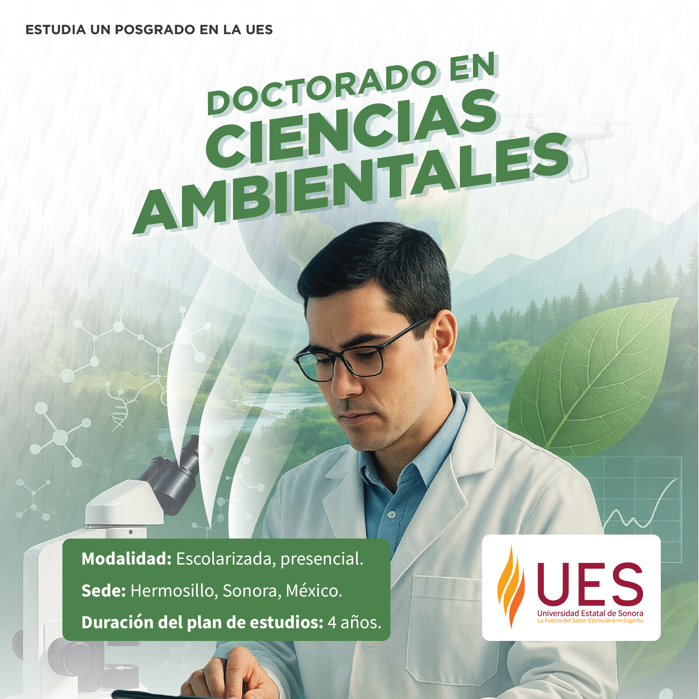 Impulsa Gobierno de Sonora formación científica con convocatoria de posgrados 2026: UES